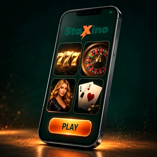 Staxino Casino version mobile responsive sur smartphone